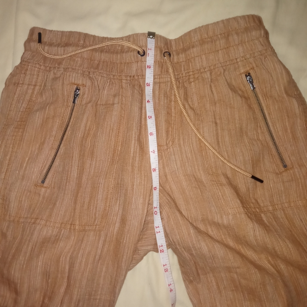 Athleta Cabo Linen Textured Wide Leg Pant Size 4 - Picture 7 of 15
